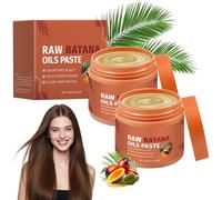 2 PCS Pasta de Aceite Crudo de Batana,Aceite de Batana para el Cabello, Aceites De Batana El Crecimiento Del Cabello,actúa contra el encrespamiento y la rotura, cuida el cuero cabelludo para hombres y