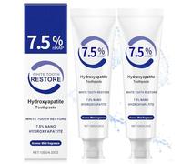 2 PCS Pasta De Dientes Con Hidroxiapatita, Hydroxyapatite Toothpaste Para Dientes Sensibles, Hydroxylapatit Zahnpasta, Pasta Dental Hidroxiapatita Protege Las EncíAs, Menta Suave