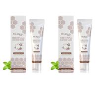 2 Pcs Pasta de Dientes Sin Fluor Pasta de Dientes Natural Sin Quimicos Cuida Tu Salud Bucal con Delicadeza Mantiene Un Equilibrio Saludable en La Microbiota Bucal Sabor a Menta 75ml