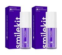 2 PCS Pasta Dental Obsessive Hi Smile Blanqueadora - Corrector De Color Purple, Espuma Blanqueante Para Dientes - Teeth Whitening Toothpaste