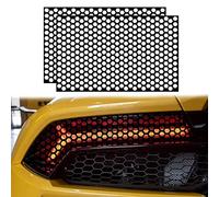 2 PCS Pegatina Faro Trasero para Ford Focus Turnier Active AB Bj.2018 | Material De PVC Impermeable De Alta Calidad,Diseño Panal De Abeja Que Transmite La Luz,Acabado Negro Mate Estilo Deportivo