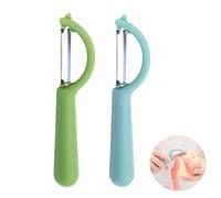2 pcs Pelador, RosyFate Pelador de Piel, Pelador de Frutas, Pelador de Verdura, Pelador Verduras Para Cocina, Pelador Verduras Acero Inoxidable, Peladores de Patatas y Verduras, Multifuncional