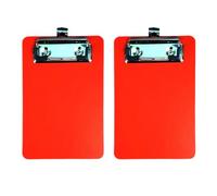2 PCS Pequeños Portapapeles Clips Prácticos Escritura Notas Plástico Para La Escuela Y Laboratorio