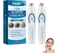 2 Pcs Picdo Skin Tag Remover Pen, Picdo Tag and Spot Eraser, Salicylic Acid & Tea Tree Oil Formula for Skin Tag Removal, Non-Irritating Home Use Kit for All Skin Types