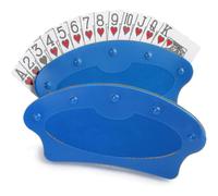2 Pcs Playing Card Holder, Plastic Hands Free Cards Holders for Family Card Game Nights