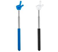 2 Pcs Punteros Telescópicos para Maestros, Puntero de Pizarra Blanca, Retráctil Varilla Señaladora Extensible, para Oradores Presentación Aula Oficina