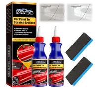 2 PCS Quita Arañazos Coche, Reparador de Arañazos Coche, Pulimento Anti Arañazos Coche Carrocería, Pasta Reparación Pintura Auto, Elimina Arañazos y Marcas Fácilmente