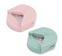 2 PCS Redondeador de Esquinas Papel Scrapbooking Troqueladora Esquinas Redondeadas Cortador de Esquinas Redondeadas Perforadora para Bordes Punzón para Redondear Esquinas para Recortar Perforadora