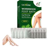 2 Pcs Remojo para pies de Hierbas de artemisa - Baño de pies para Adelgazar piernas de Hierbas - Natural artemisa Hierba pie remojo ajenjo baño de pies en Polvo SPA Relax Masaje, 10 Piezas