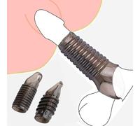 2 Pcs Reusable Silicone Rings Enlargement Sleeves Delay Ejaculation Enhancement Stronger Erection