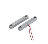 2 pcs Rolling Door Contact Magnetic Switch Alarm with Wires for NC Applications