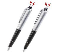 2 Pcs Safe Fun Prank Shock Pens Electric Shock Ballpoint Prank Trick Prank Gag Gadget for Fool's Day