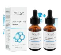 2 Pcs Salicylic Acid 2% Solution,Sérum con Ácido Salicílico,Suero de Ácido Salicílico (30 ml),Sérum Á-cido Sa-licílico,para Pieles con Tendencia a Las Imperfecciones,Regula Exceso de Sebo