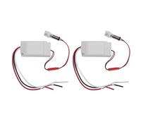 2 PCS Sensor de Fotos Interruptor de Luz IP33 Clasificación para las Luces de Césped de Yard Street con de 3 Alambres (DC 12-24V)