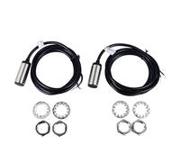 2 PCS Sensor de proximidad inductivo de 4 mm Detección Distancia DC 3 Cable PNP Sin Sensor de Enfoque inductivo