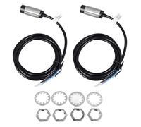 2 PCS Sensor de proximidad inductivo de 8 mm Detección Distancia DC 4 Cable NPN Sin Sensor de Enfoque NC