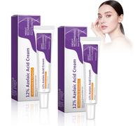2 PCS SéRum de ÁCido Azelaico, Suero Facial 12% Azelaic Acid Face Crema Sueros Faciales de ácido azelaico Combate Acné y Granos, Oculta Brotes, Destapa Poros, Unifica Tono Piel(20g x 2)