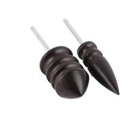 2 Pcs /set Herramienta de Tallado de Escotes de Cuero Dibrete de Cuero de Cuero Redondeo de Madera Redonda de Cuero Herramienta de Talla de Taller SlickerLeathercraft, Bruñido de Cuero, Resbaladizo