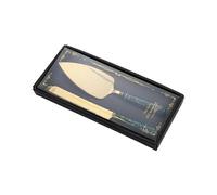 2 Pcs Stainless Steel Ceramic Handle Cake Knife Cake Shovel Gift Box Set Baker