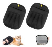 2 PCS Static Removal Gloves for Pet Hair, Cepillo de Pelo de Gato, Double Sided Pet Grooming Gloves, Guantes de Doble Cara para Mascotas Reutilizable para Gatos Perros Sofá Alfombra