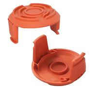 2 PCS Tapa de bobina,de Repuesto de Plástico Pequeño,de repuesto de cubierta de carrete de cortador de cepillo,recortadora de cuerdas,compatible con la tapa de bobina Worx wg150-180