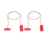2 Pcs Treadmill Magnet Safety Key Emergency Stop Universal Treadmill Magnetic Lock Switch D Shaped with Clip Lanyard for Home Gym Workout Equipment Plastic and Magnet 60x23.5mm