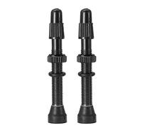 2 Pcs Valvula Tubeless MTB 54mm Valvula Bicicleta Fina Válvulas sin Cámara Valvula Tubeless Carretera Universal + 2 x Tapa 2 x Tórica para Llanta de Carreteras Bicicletas de Montaña