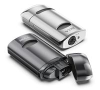 2 Pcs, VVAY Mechero Antiviento Gas, Llama Roja - Sin Gas Incluido