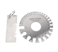 2 Pcs Wire Sheet Thickness Measurement Tool High Precise Plated Size Inspection Tool for Welding Woodworking Hardware Machinery