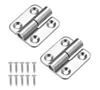 2 PcsBisagras Puertas Madera, 1,5 Pulgadas Bisagras Extraíbles, Bisagras Puerta Plegable, Bisagra de Acero Inoxidable para Puertas de Madera, Ventanas de Gabinetes, Interiores y Exteriores