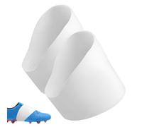 2 Pcss Soccer Lace Covers - Soccer Shoe Lace Bands, Football Cleat Lace Cover Protector, Soccer Lace Covers | Silicone Soccer Shoe Band Soccer Shoe Cover Protector Youth Adult for Soccer Season, White