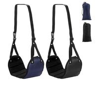 2 pedales de avión+2 bolsas de almacenamiento, reposapiés de avión, colchonetas, pedales de viaje portátiles, pedales de equipaje voladores, pedales de altura ajustable, accesorios de viaje