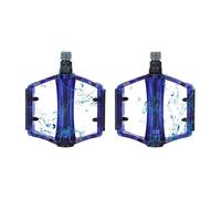 2 pedales de bicicleta, accesorios ciclismo ligeros y duraderos for montaña, carretera, equipo bicicletas for adultos ESSEIEIE(Blue)