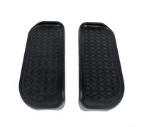 2 pedales de máquina elíptica de 315 mm con estribos de plástico antideslizantes, piezas de repuesto para gimnasio en casa o máquina de escalada, color negro