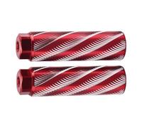 2 pedales traseros de aluminio de alta resistencia resistentes a la corrosión para múltiples bicicletas, pedales ergonómicos