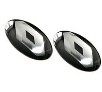 2 pegatinas con logotipo, 14 mm de diámetro, aptas para coche Renault, mando a distancia, etc. Pegatinas con emblema (14 mm Ren, 2 unidades)