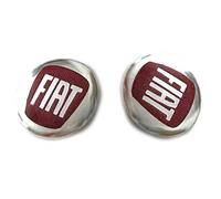 2 pegatinas con logotipo, 15 mm de diámetro para F.I-A-T.Auto Auto Auto para llaves de mando a distancia, etc. Pegatinas con emblema (15 mm, 2 unidades de metal)