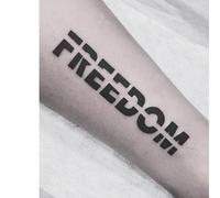 2 Pegatinas De Tatuajes Temporales De Hierbas, Tatuajes Falsos Freedom: Freedom Juice, No Reflectantes, Resistentes Al Agua, 2 Semanas De Duración, Para Mujeres Y Hombres, Semipermanentes.