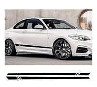 2 Pegatinas de Vinilo a Rayas, para faldones Laterales de Coche, para Audi, para BMW, para Ford, para VW, para Toyota. Accesorios de Tuning.