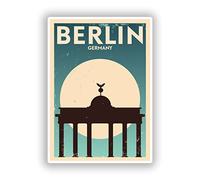 2 pegatinas de vinilo de 10 cm/101 mm de Berlín Alemania para equipaje de viaje #10130