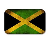 2 pegatinas de vinilo de la bandera de Jamaica de Jamaica de 15 cm y 150 mm para ordenador portátil, equipaje de viaje, coche o bicicleta, divertido #6186