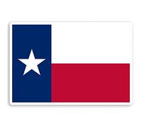 2 pegatinas de vinilo de la bandera del estado de Texas de 10 cm de ancho