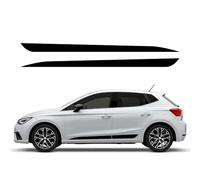 2 Pegatinas de Vinilo para faldón de Puerta Lateral de Coche, Estilo Deportivo, para Seat Ibiza 6j 6l FR Ateca Altea Leon, Accesorios para Coche.