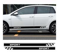 2 Pegatinas de Vinilo para faldones Laterales de Coche, para VW, para Golf 8 7 5 4 6 GTI MK8 MK7 MK5 MK6 MK4. Pegatinas de Estilo Deportivo para faldones Laterales.