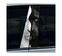 2 Pegatinas Impermeables Para El Pilar B Del Coche, Resistentes A Los Arañazos, Con Diseño De León, Leopardo Y Tigre.(D)