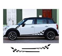 2 Pegatinas Laterales para Puerta de Coche, calcomanías Deportivas de Carreras para Mini Cooper R56 R57 R58 R50 R52 R53 R59 R61 para Countryman R60 F60 F55 F56 F54. Puerta Lateral de Coche Accesorios