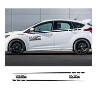 2 Pegatinas para faldones Laterales de Coche, con gráficos Elegantes, calcomanías de Vinilo para Tuning, Accesorios para Ford Focus 2, 3, MK2 y MK3.