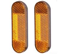 2 pegatinas reflectantes de aplicación de tamaño para paneles de carrocería de scooter Kukirin G3 para mantener el cumplimiento normativo para visibilidad