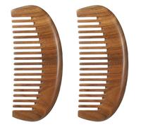 2 peines de madera para mujer, peine de trabajo para el dolor, peines de parto de sándalo verde natural, peines de madera desenredantes, esenciales para el trabajo y el parto, regalos para la nueva
