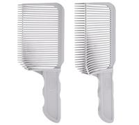 2 peines de peluquería para desvanecimiento y mezcla, cortador de posicionamiento, herramientas para el cabello con asas ergonómicas